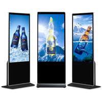 Kiosque intelligent vertical LCD de 55, 65 et 75 pouces, écran publicitaire numérique, totem, kiosque tactile sur pied