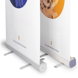 Nặng 120 Cm X 200 Cm Nhựa Thép Có Thể Thu Vào Cơ Sở Cuộn Lên <span class=keywords><strong>Banner</strong></span> Đứng Quảng Cáo Rollup Cho Triển Lãm - Product Image 5