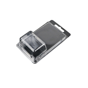 Blister con bisagras Plástico <span class=keywords><strong>Clamshell</strong></span> PET Plástico transparente Cbox Protector Caja de blíster plegable en stock - Product Image 6