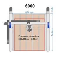Routeur CNC LY Série SYC 6060 9090, Graveur sur Bois, Machine de Gravure, Perçage, Fraisage, Outil de Sculpture sur Bois USB, Dispositif de Tournage