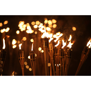 Torche en bambou de 150 cm comme couvercle de réservoir Produit durable et écologique - Product Image 4