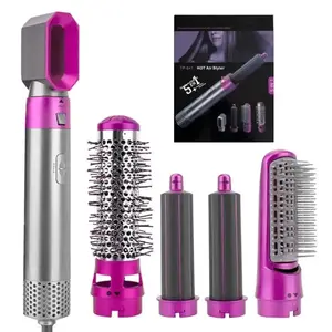 Hot air comb automatic curling iron curling straight dual use hair styling electric curling iron