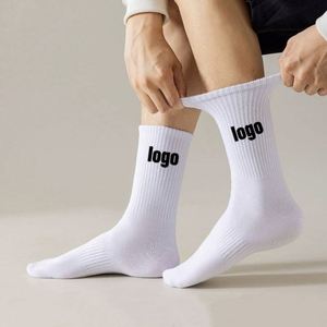 Chaussettes de sport personnalisées de haute qualité avec logo imprimé, design personnalisé, chaussettes pour hommes et femmes, chaussettes de course, chaussettes d'extérieur confortables - Product Image 2