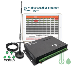 เครื่องบันทึกข้อมูล 4G Ethernet Modbus แบบตั้งโปรแกรมได้ I/O รองรับเครือข่ายคู่ บันทึกข้อมูลระยะไกล พร้อมระบบสำรองไฟ UPS สำหรับการเก็บข้อมูล - Product Image 4