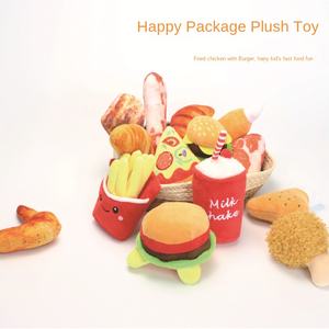 Vente en gros de jouets pour animaux de compagnie résistants aux morsures de chiens amusants jouets interactifs et grinçants en peluche pour animaux de compagnie pour mâcher chiot écologique - Product Image 2