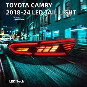2018-2024 cho TOYOTA cho Camry Led Đuôi ánh sáng với DRL phía sau đèn phanh ban ngày Chạy ánh sáng sửa đổi lắp ráp mới 12V - Product Image 2