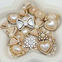 Décoration de chaussures en strass de luxe, couleur unie, doré poli, très vendu, imperméable, durable, pour broche DIY