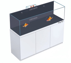 Luxury Low Iron Glass <strong>Reef</strong> Marine Tank: Floor-Standing Saltwater Aquarium with Bottom Sump Filter for Clownfish &amp; Coral Scaping - Product Image 6