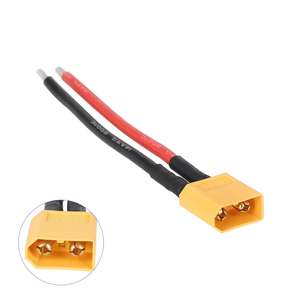 XT60 Male Connector Plug with 10CM 14AWG Silicone Tin Plated Wire Tail Tinned Terminal <b>Battery</b> Connection Adapter <b>Cable</b> - Product Image 4