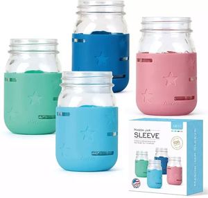 Fundas Protectoras de Silicona para Frascos Mason, Antideslizantes, para Conservas - Product Image 3