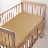 Ensemble de literie pour bébé en mousseline de coton 100% ultra douce de qualité supérieure pratique facile à installer sécurisé séchage rapide pratique durable confortable