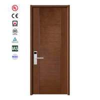 Porte de chambre d'hôtel en bois massif insonorisée et ignifugée, conforme aux normes UL, moderne, pour hôtel ou bureau, bâtiment commercial