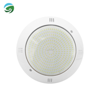 Projecteur LED PAR56 12V blanc chaud SMD2835 pour piscine, indice de protection IP68, avec télécommande, CRI90, 1800-2500 lumens, dimmable, 50000 heures
