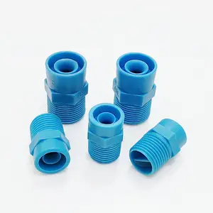 PP Plastic BBW 90 Degree large flow Wide Angle Full Cone Spray Nozzle for Cooling standard full cone Nozzle
