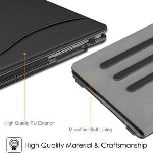 Étui de protection pour tablette multi-angles pour Samsung Galaxy Tab S6 avec fente pour stylo Réveil automatique Support de sommeil Personnalisation Laudtec - Product Image 4