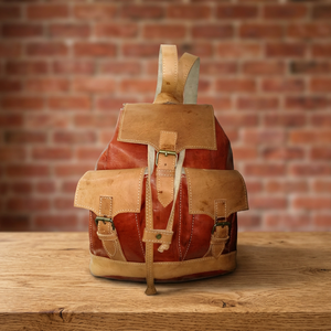 Sac bandoulière en cuir véritable, style classique, unisexe, poignée souple, couleur naturelle - Product Image 1