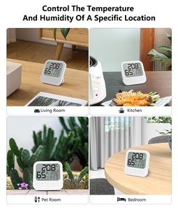 นาฬิกาปลุก LCD แบบตั้งโต๊ะพร้อมปฏิทินไฮโกรมิเตอร์อุณหภูมิ,นาฬิกาปลุกตั้งโต๊ะ - Product Image 4