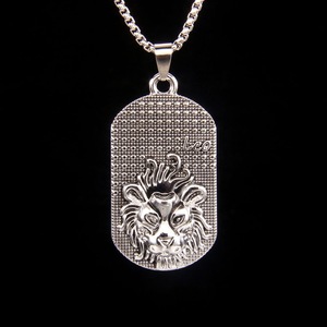 Personnalité Rétro Punk Hip Hop Style Bijoux En Acier Inoxydable 12 Horoscopes Zodiacs Collier Bijoux Pour Hommes - Product Image 6