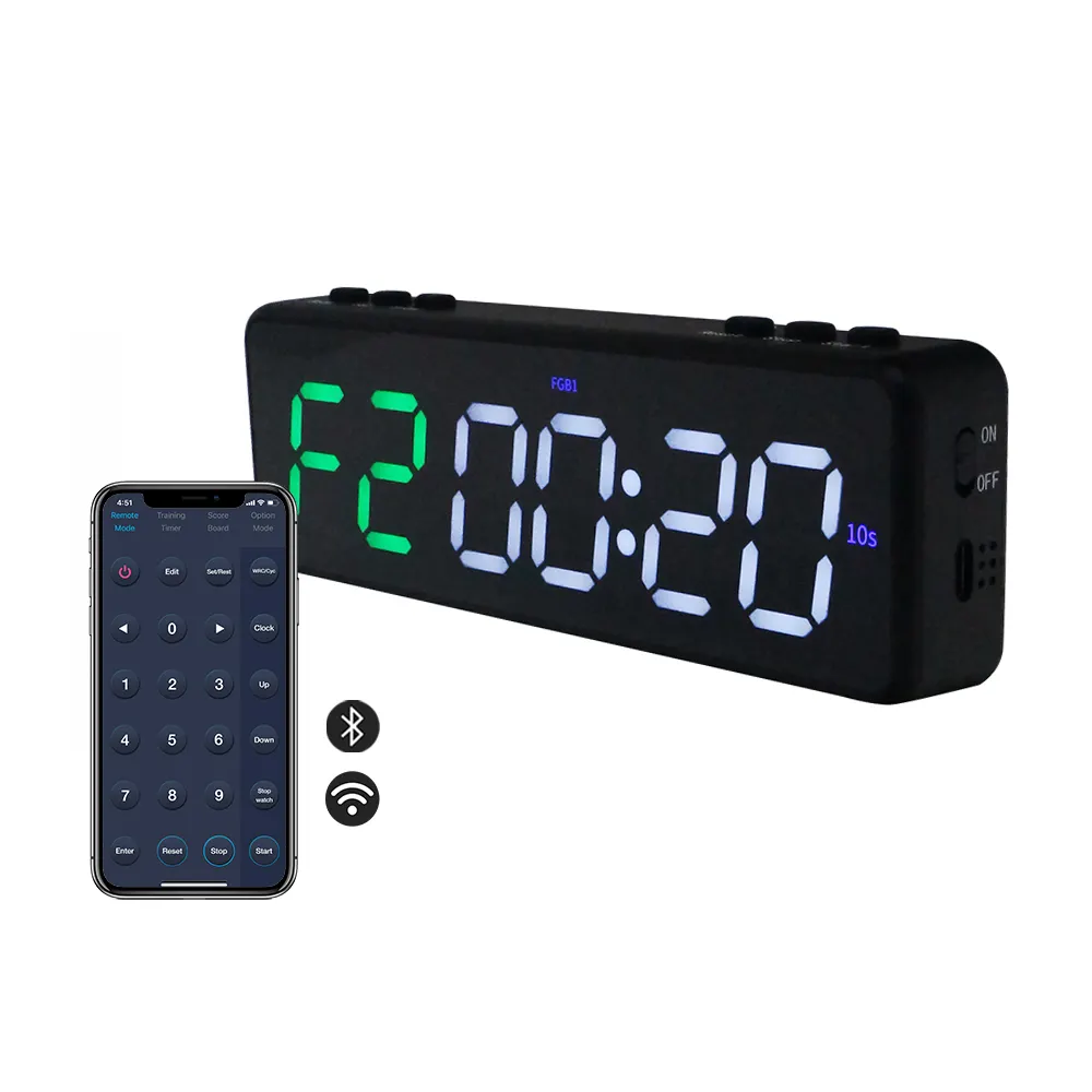 Countdown Stopwatch Timer Home Gym Apparatuur Led Digitale Fitness Timer Interval Timer Klok