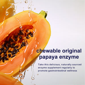 Tabletas Masticables de Enzimas Digestivas de Papaya, Fórmula Vegetariana/Vegana para el Apoyo Digestivo, Marca Privada OEM - Product Image 4