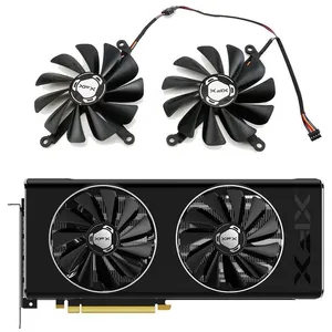 95MM 4PIN CF1010U12S DC 12V Cooler Fan for XFX Radeon RX 5700 XT 8Gb Thicc II Ultra / 5700 8Gb DD Ultra