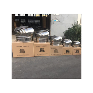 Ventilateur de toit à turbine à démarrage à faible <span class=keywords><strong>vent</strong></span>, roulement silencieux de précision, ventilateur de toit en acier inoxydable de 24 pouces, rotation automatique pour entrepôt - Product Image 6