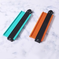 Duplicateur de jauge de contour de 10 pouces règle de mesure de façonnage de profil multifonctionnelle mesure précise pour les forets à bois de carrelage