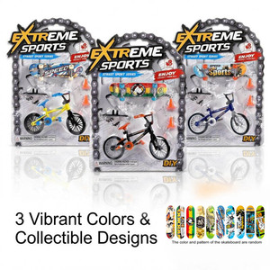 EPT Extreme Sports – <span class=keywords><strong>Jouet</strong></span> de doigt en alliage moulé sous pression, <span class=keywords><strong>mini</strong></span> <span class=keywords><strong>BMX</strong></span> et skateboard avec obstacles, <span class=keywords><strong>jouet</strong></span> sensoriel DIY pour enfants - Product Image 4