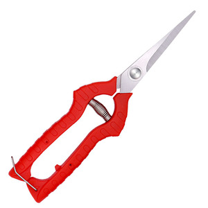 Red Bypass Pruning Shears Stainless Steel Blade For Garden Fruit Tree Bonsai Trimming Right Hand Use - Product Image 4