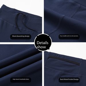 <strong>Men</strong> Casual Sports Nylon <strong>Jogger</strong> Pants with Back Zipper Pockets for Running and Basketball - Product Image 2