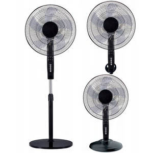 16-Inch 5-Blade Pedestal <strong>Fan</strong> Mechanical Oscillating Adjustable Height Energy Efficient Air Cooling Floor Ventilation <strong>Fan</strong> - Product Image 1