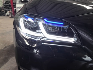 Fari Anteriori LED Modificati per <span class=keywords><strong>BMW</strong></span> F10 a G30, Luci Anteriori <span class=keywords><strong>520</strong></span> 523 528 530 535Li, Accessori Auto 2011 - 2016 F10 - Product Image 3
