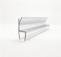 Moderne H-Vorm Waterdichte Douchedeur Afdichting Strip Zijafdichtstrips Voor Badkamer Glazen Douchewand