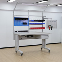 Mesa de Trabajo Eléctrica Elevadora DETALL ESD con Opciones de Fabricación Personalizada OEM ODM para Ensamblaje de PCB