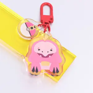 Vigreat Manufacturer Supplier China Cheap Personalized Cute Cartoon Resin Keychain Acrylic Custom Logo Keychain