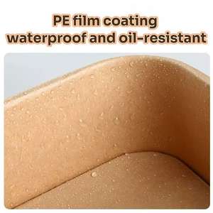 ورق كرافت خفيف الوزن شفاف بغطاء للوجبات السريعة لحلوى السوشي - Product Image 4