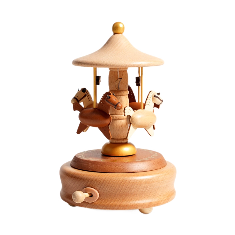 Wood- Star and moon carousel (gift bag)