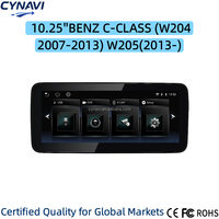 Lecteur multimédia tactile sans fil CarPlay intégré au système Linux pour Mercedes-Benz Classe C W204 W205, résolution 1920x720 IPS, aide au recul, 10,25 pouces