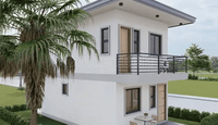 Abordable 63 ㎡ Villa 2 étages 3 chambres et 2 salles de bain Maison préfabriquée en conteneur Maison familiale économique