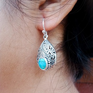 NY-ER080-Drop รูปร่างต่างหูบาหลีออกแบบแฟชั่นหรูหราออกแบบที่มีชื่อเสียงแบรนด์เครื่องประดับที่มีคุณภาพสูงต่างหูผู้หญิงของขวัญ - Product Image 5