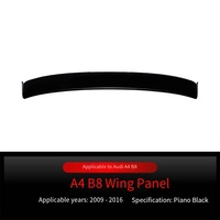 Aileron de carrosserie, aileron fixe et garniture de diffuseur Veidt pour Audi A4, S4, B8 2009-2016, pièces de modification transfrontalières
