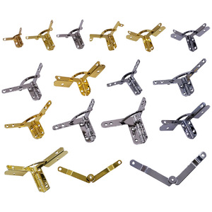 Bisagra de siete caracteres de aleación de zinc con forma de avión, de alta resistencia, para cajas de madera, papel y cosméticos - Product Image 3