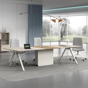 Escritorio Modular de Alta Gama BETUXE 2025 para Gerentes y Supervisores, con Superficie Reforzada, Serie Simple, Estilo Panel de Madera - Product Image 2