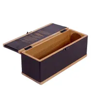 Высококачественная деревянная коробка для вина цвета шампанского, деревянная коробка для духов