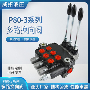 วาล์วไฮดรอลิกแบบรวมหลายทาง รุ่น P80-3 ซีรีส์ ของ Weituo Hydraulics แบบกลับทิศทางได้ ทำงานแบบทางเดียว มาตรฐานแห่งชาติ - Product Image 5