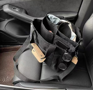 Sac <span class=keywords><strong>Mami</strong></span> Sac à provisions en toile Sacs à bandoulière avec poche et fermeture éclair Nouvelle mode Sac fourre-tout multifonctionnel en toile épaisse - Product Image 2