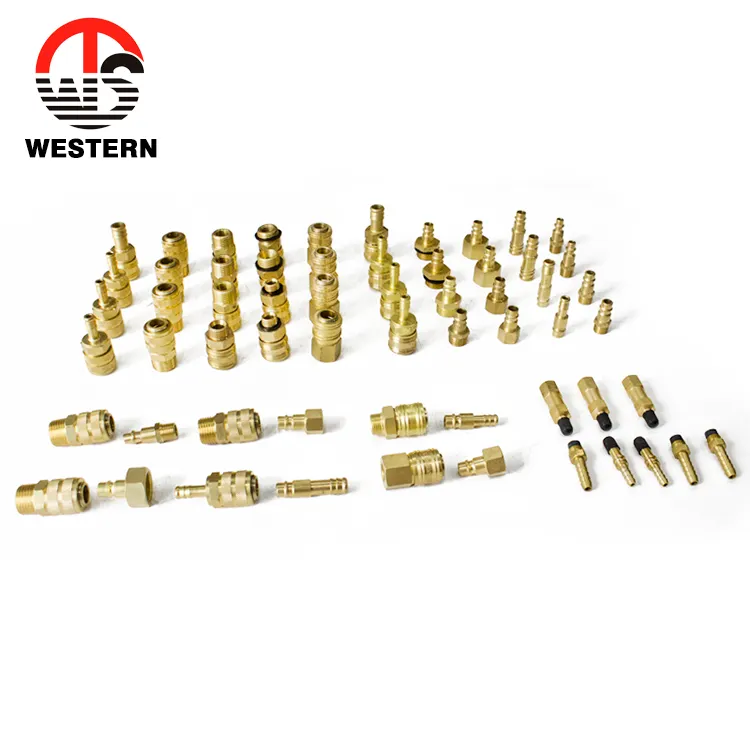 Male Female China Fittings Brass Gas Coupler Manual Quick Coupling Pneumatic Hose Air Fitting