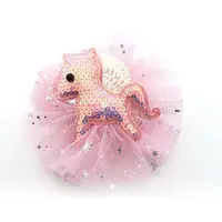 Grosir Pin Rambut Bunga Anak Perempuan Jepit Rambut Renda Ikatan Simpul Glitter Pink Busur Disesuaikan Jepit Rambut Wanita