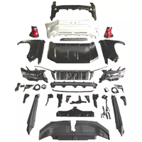 YBJ Kit de carrosserie d'accessoires de voiture pour Prado 2008-2015 à 2018-2021 FJ150 Kit de mise à niveau modifié phare LC150 Kit de carrosserie