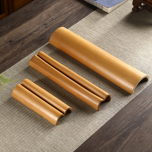 ที่วางแขนไม้ไผ่แบบกว้างสไตล์จีนโบราณสำหรับใช้ในบ้าน - Product Image 1